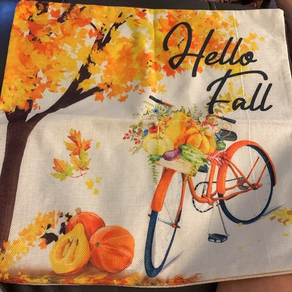 Fall Decorative Pillow “Covers” Set of 3 Fall Decor - Picture 3 of 4